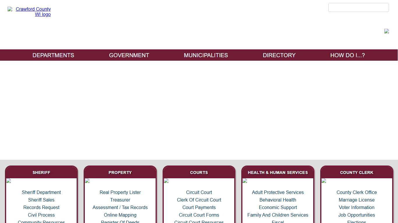 Official Website for Crawford County Wisconsin - Home Page